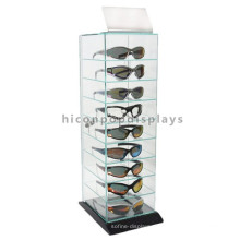 Werbung Eyewear Store Display Regale für Ausstellung, Einzelhandel Glas Display Regale für Brillen